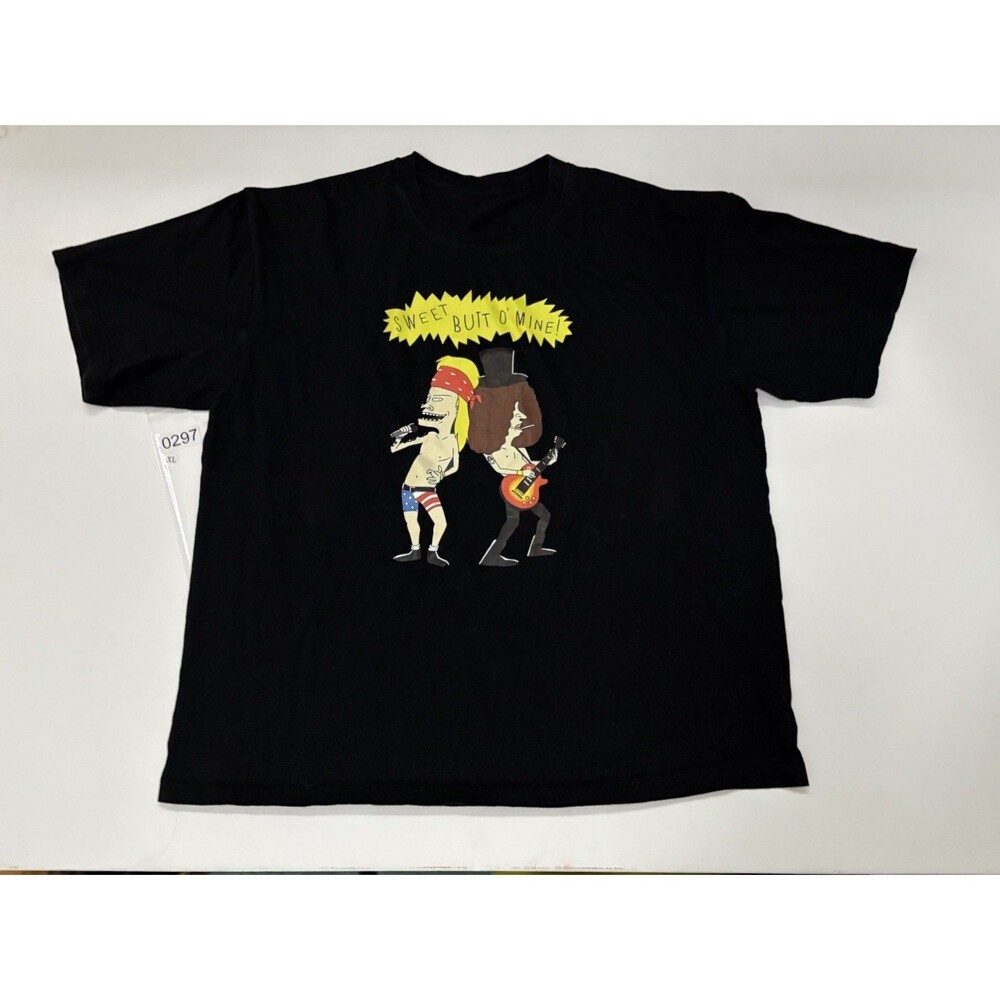 Beavis and Butthead shirt xl MTV 2018 Black Cotton Impact Merchandising